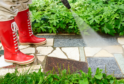 Professional pressure washing to boost curb appeal